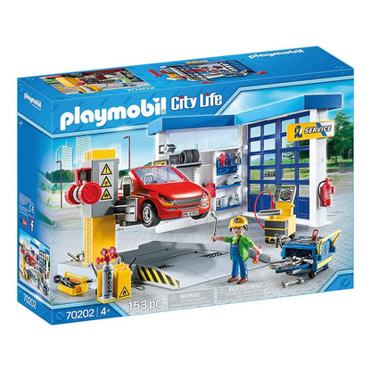 PLAYMOBIL City Life Autowerkstatt Spielset – Modell 70202