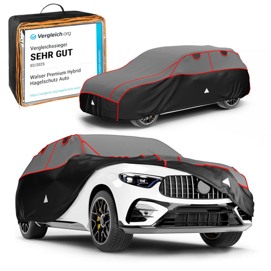 Walser Hagelschutz Abdeckplane Premium Hybrid SUV L. Graue, robuste Abdeckplane in SUV-Form. Schützt SUVs zuverlässig vor Hagel.
