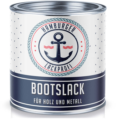 Hamburger Lack-Profi Bootslack matt Klarlack für Holz und Metall 1 L – farbloser Yachtlack, 1-Liter-Gebinde