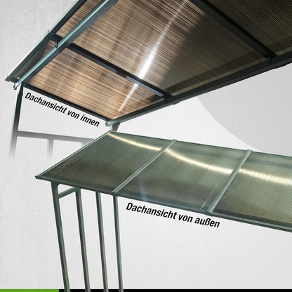 WIELS® Metall Kaminholzregal Aussen XXL - 185x70x185cm