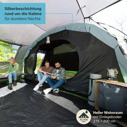 Skandika Kambo Tunnelzelt für 4 Personen, 3000 mm Wassersäule