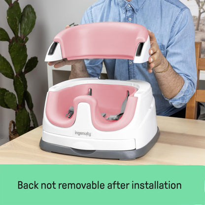Ingenuity Baby Base 2-in-1 Sitzerhöhung mit Tablett, Peony
