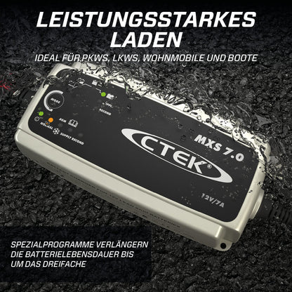 CTEK MXS 7.0 Batterieladegerät – 12V Profi für grosse Batterien