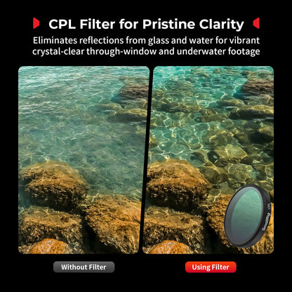 SMALLRIG ND-Filter-Set für DJI Osmo Action 6, CPL/ND8/ND16/ND32, 5895