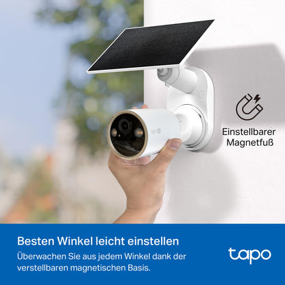 Tapo C460 KIT Solar Überwachungskamera Aussen Akku - 4K 8MP