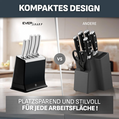 Tefal EverSharp Pro Messer-Set mit selbstschärfendem Messerblock