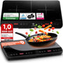 Stillstern ChefKoch Xtreme Duo Doppel-Induktionskochfeld 3600 W mit zwei Kochzonen und Touch-Bedienfeld