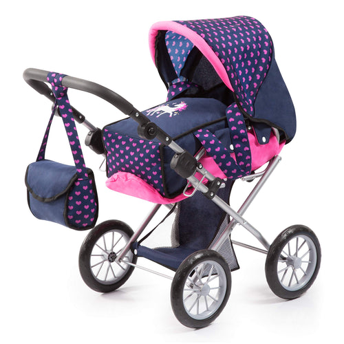 Bayer Design 13654AA City Star Kombi Puppenwagen Einhorn Blau Rosa