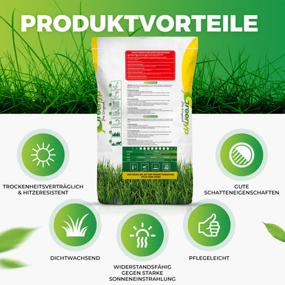 Greenyp Sunny I dürreresistenter Trockenrasen Samen 20kg