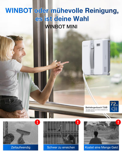 ECOVACS WINBOT MINI kompakter Fensterputzroboter - Weiss