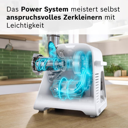 Bosch MultiPower Serie 6 Fleischwolf MFWS607W - Weiss