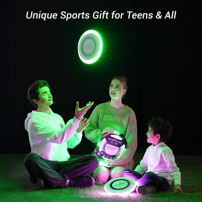 TOSY Flying Disc LED-Wurfscheibe, 108 RGB-LEDs, 175 g, wasserdicht