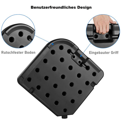 Yaheetech Sonnenschirmständer 4-teilig, Ampelschirmständer befüllbar