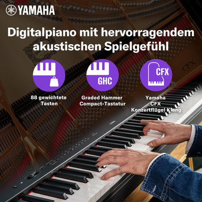 Yamaha P-225 Tragbares Digital Piano 88 Tasten - Schwarz