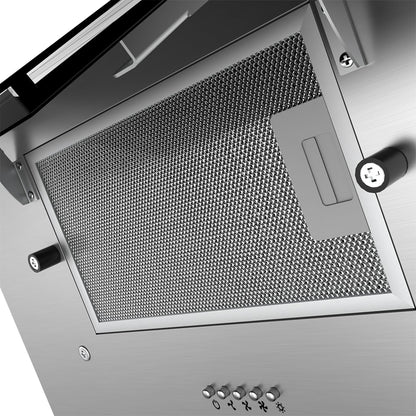 CIARRA CBCB6736C Dunstabzugshaube Kopffrei 60cm Schwarz