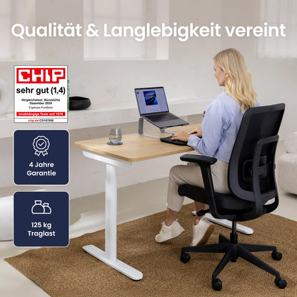 Ergotopia PureBack Ergonomischer Bürostuhl - Mit Kopfstütze