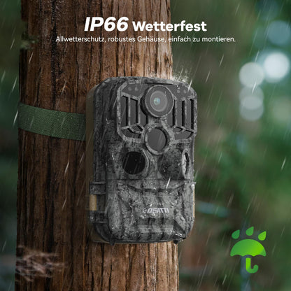 DEATTI Wildkamera 4K 48MP HD WLAN mit App Steuerung