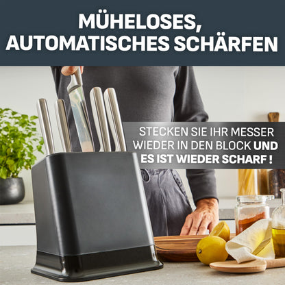 Tefal EverSharp Pro Messer-Set mit selbstschärfendem Messerblock