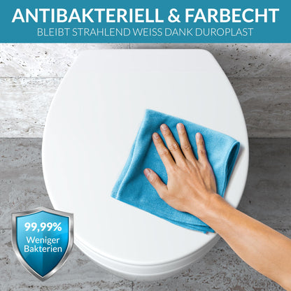 BenaVita Premium WC Sitzerhöhung 5 cm - Duroplast Absenkautomatik