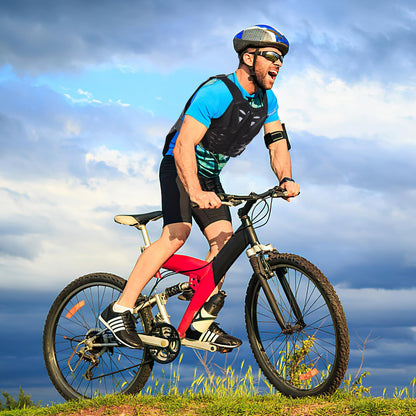 PELLOR Rennsport Wirbelsäule Brustpanzer Schutzweste - Schwarz, S