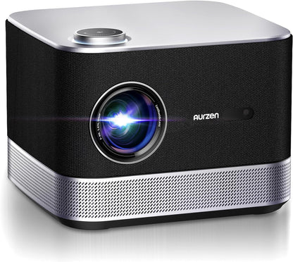 AURZEN Boom 3 Beamer - 1080P Full HD 4K, Netflix 3D Dolby Audio