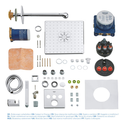 GROHE SmartControl 310 Duschsystem eckig Chrom 34712000