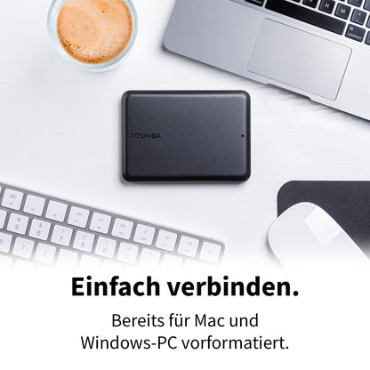 TOSHIBA Canvio Partner 2.5'' Externe Festplatte 4TB USB 3.2
