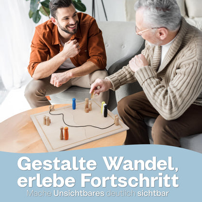 Systembrett Aufstellung Familienbrett Set – 45 Teile Holz eBook