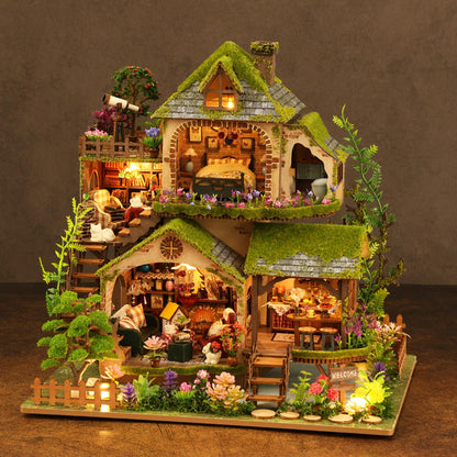 Cuteefun DIY Miniatur Haus Puppenhaus - Abenteuer Wald