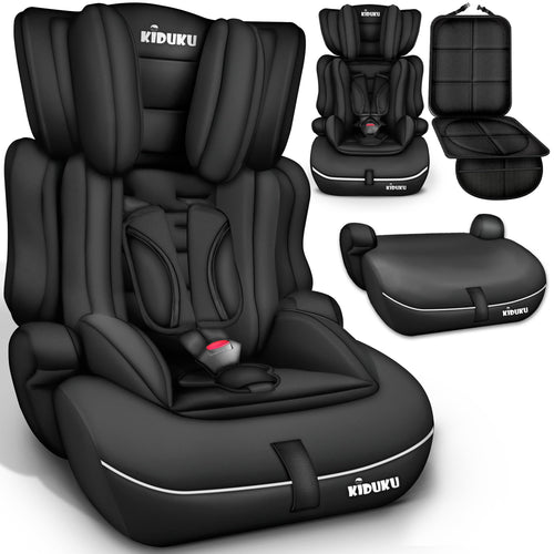 KIDUKU Autokindersitz 9-36 kg Gruppe 1/2/3 mit Kindersitzunterlage