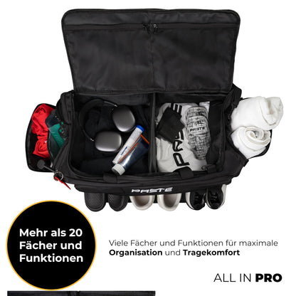 PASTE Sporttasche 68L mit Rucksackfunktion, Schuh- & Nassfach