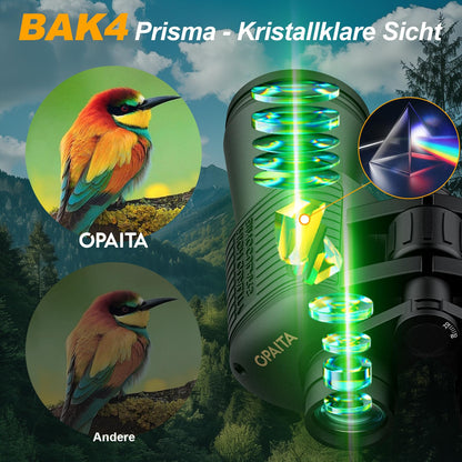 Opaita Fernglas 20x52 HD mit FMC-Objektiven und BAK-4-Prismen
