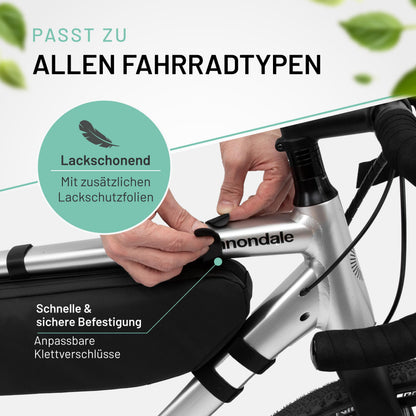 BIKEPACK Rahmentasche BP002 Fahrradtasche für Rennrad & Mountainbike