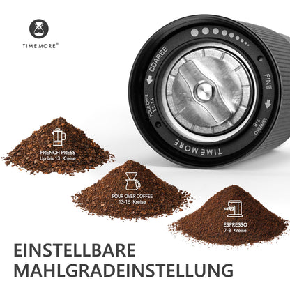 TIMEMORE Chestnut C3S Pro Manuelle Ganzmetall Kaffeemühle – Schwarz