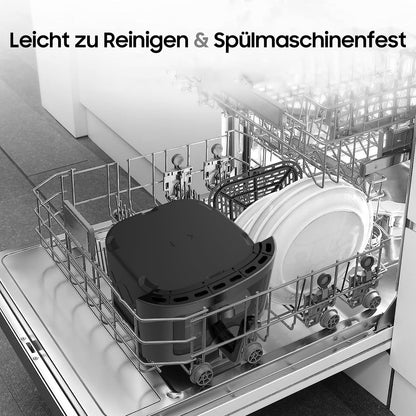 Heissluftfritteuse XXL Air Fryer 9L - Sichtfenster Touchscreen