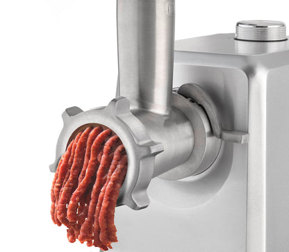 CASO FW 2500 Fleischwolf 2500 Watt mit Titan Klinge – Silber