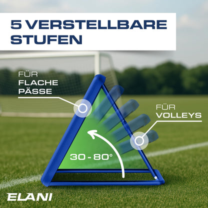 ELANI Rebounder 1x1m Fussball - Training mit Schutzrand
