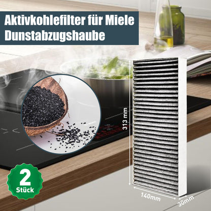 Miele Aktivkohlefilter DKF 35-P für Dunstabzugshaube – 2er-Set