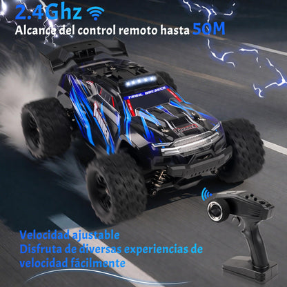 JOYTREKY Ferngesteuertes Auto 1:18 4WD Offroad 40 km/h blau