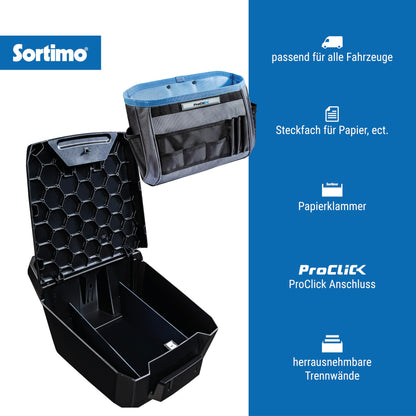 Sortimo AutoAssistent Office Organizer Set - Schwarz/Blau/Grau