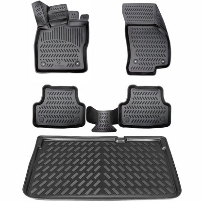 ELMASLINE Seat Arona 3D Matten & Wanne – Oberer Ladeboden