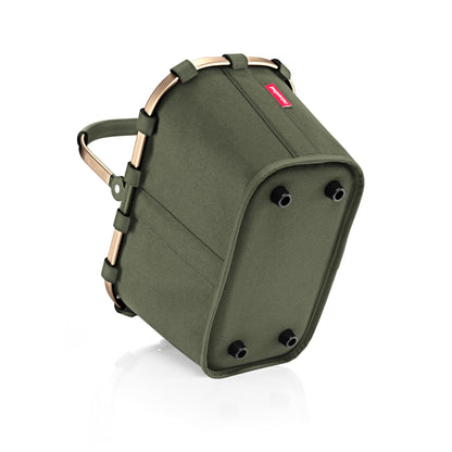reisenthel carrybag XS Einkaufskorb frame gold forest mit Innentasche
