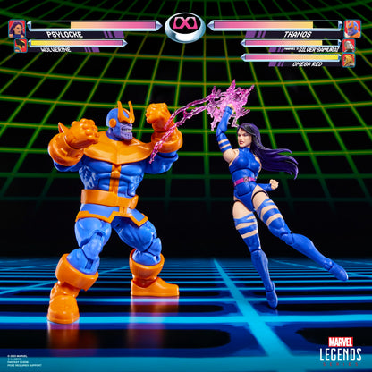 Marvel Legends Gamerverse Psylocke vs Thanos Sammelfiguren Violett