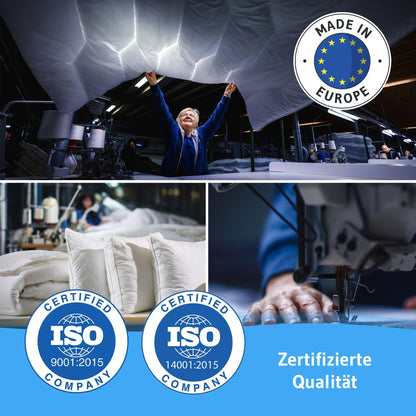 BLANCO Ganzjahresdecke 140x200 cm - Hygieneschutz Allergiker