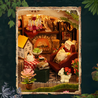 Cuteefun DIY Miniatur Haus Puppenhaus - Abenteuer Wald