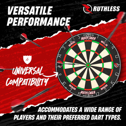 Ruthless Marksman Dartscheibe aus Sisal für Steeldarts, DB072