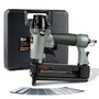 NEU MASTER 2-in-1 Druckluftnagler und Tacker NPT5040 mit Transportkoffer, Nägeln und Klammern