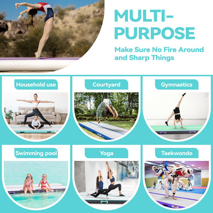 SportStar Airtrack Matte Turnmatte - 3M x 10cm inkl. Pumpe