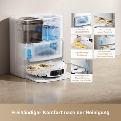 Mova P50 Pro Ultra Saugroboter mit Heisswasser-Mopp