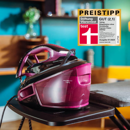 Tefal Express Vision SV8152 Dampfbügelstation – Lila/Schwarz